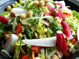 Salat med kikærter