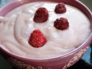 Hindbærdessert